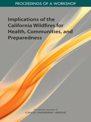 cover image of Implications of the California Wildfires for Health, Communities, and Preparedness